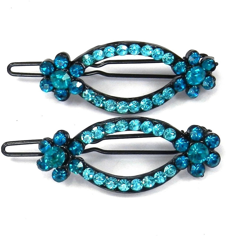 SPM Pair Of Elegant New Hairclips68 Hair Clip(Multicolor) RS.200 (85.00% Off) - Flipkart
