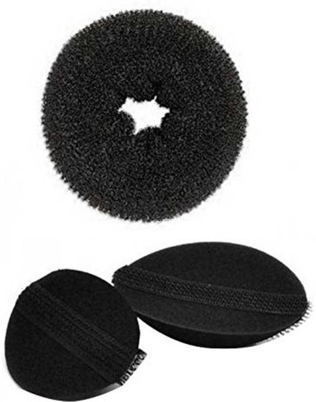 A Shreeparna Medium Donut Volumizer Hair Accessory Set(Black) A Shreeparna Medium Donut Volumizer Hair Accessory Set(Black)