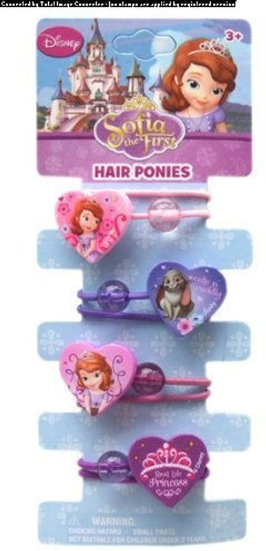 Disney Princess Sofia the First Ponytail Holders Rubber Band(Multicolor)