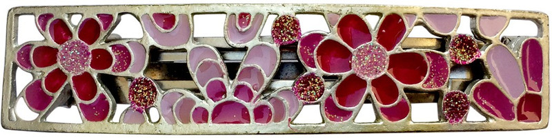 B-Fashionable Floating Flowers Hair Clip(Pink)