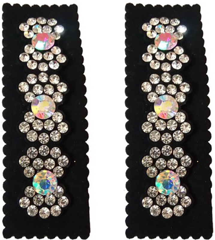 CraftEra Stone clip Hair Clip(Black)