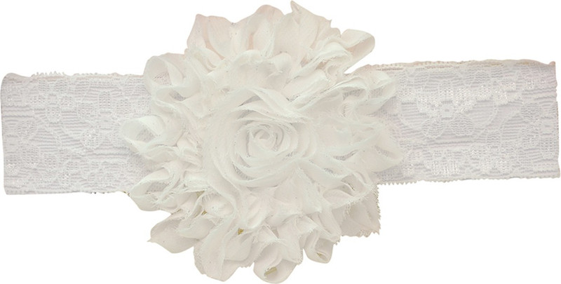 AkinosKIDS Flower petal Bow Baby Head Band(White) AkinosKIDS Flower petal Bow Baby Head Band(White)