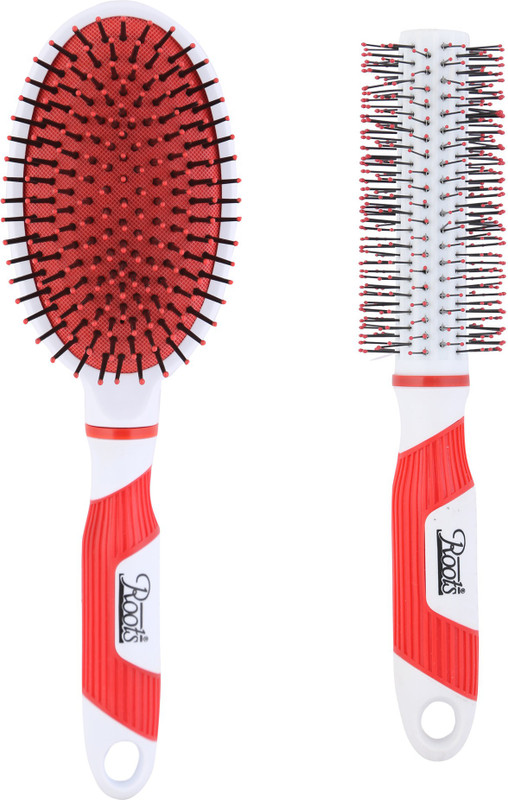 Roots Combo of Sporty Oval & Round Hair Brush