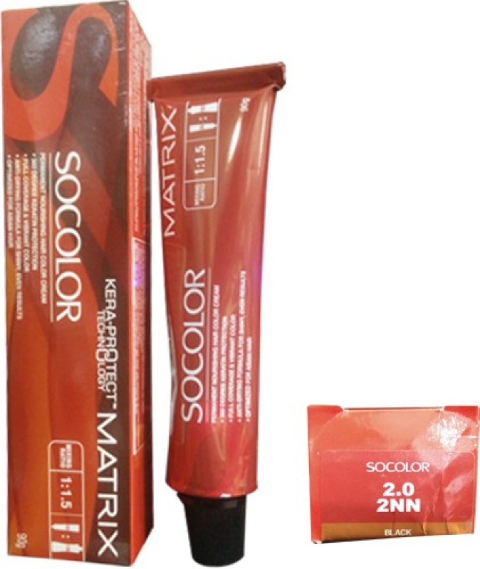 Buy Matrix Socolor Permanent Cream Hair Color( Black) Online at  desertcartMorocco
