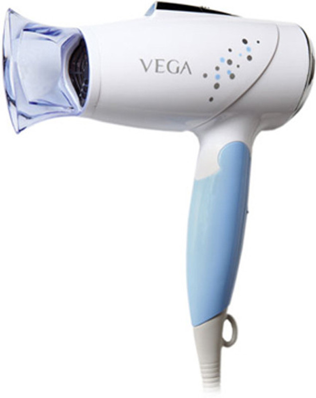 Vega Aroma Dry VHDH-09 Hair Dryer(Blue) RS.899 (22.00% Off) - Flipkart