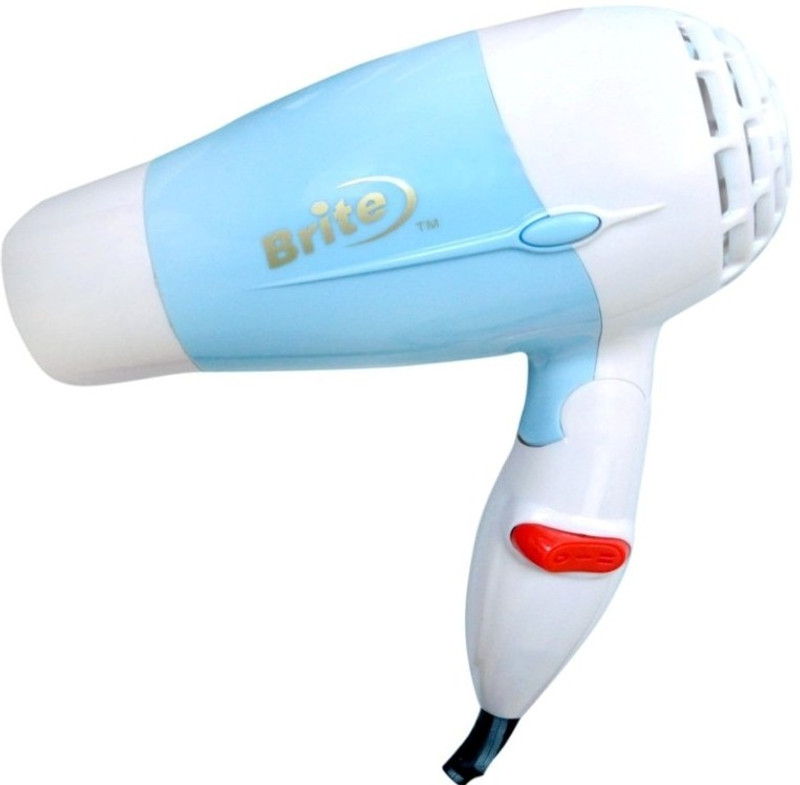 Brite Travel BHD 305 Hair Dryer(White, Blue) RS.399 (62.00% Off) - Flipkart