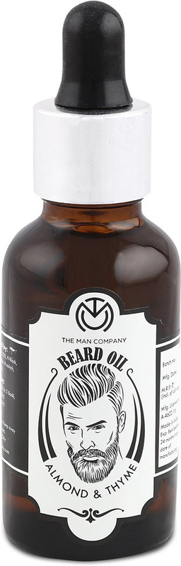 The Man Company Beard Oil - Almond and Thyme Hair Oil(30 ml)