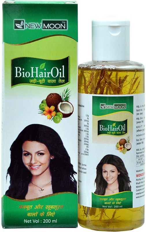 New Moon Jadi Buti Hair Fall Repair Herbal Mehandi Patta Hair Oil(200 ml)