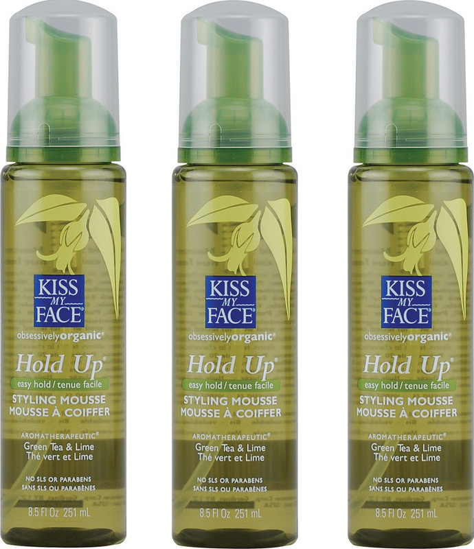 Kiss My Face Organic Hold Up Styling Mousse (Pack Of 3) Foam(251 ml)