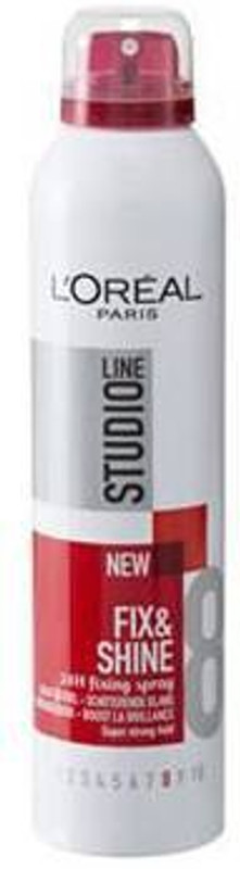 L'Oreal Paris Studio Line Fix & Shine Spray Hair Spray(250 ml) - Buy Online - 139910380 L'Oreal Paris Studio Line Fix & Shine Spray Hair Spray(250 ml) - Buy Online - 139910380