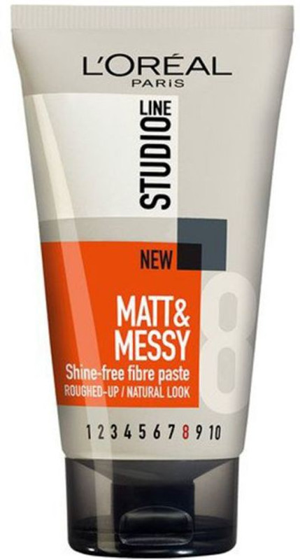 L'Oreal Paris STUDIO LINE MATT & MESSY SHINE FREE FIBRE PASTE-8 Paste(149 ml)