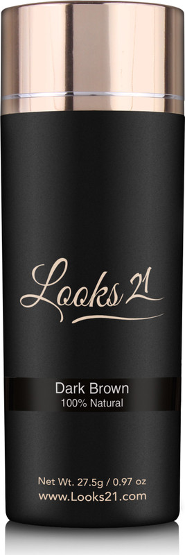 Looks 21 Hair Building Fiber - Dark Brown(27.5 g) RS.4000 (42.00% Off) - Flipkart