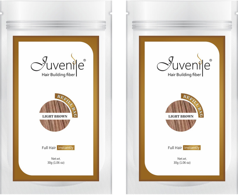 Juvenile Hair Building Fiber Refill Bag Of Light Brown(60 g) RS.5998 (57.00% Off) - Flipkart