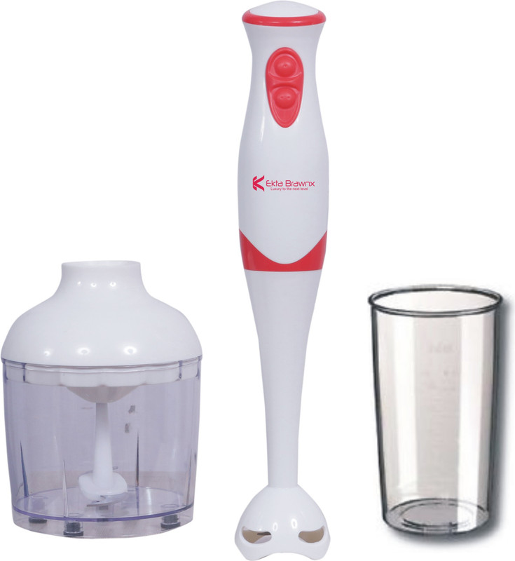 Ekta Brawnx X2-7702 350 W Chopper, Hand Blender(White)