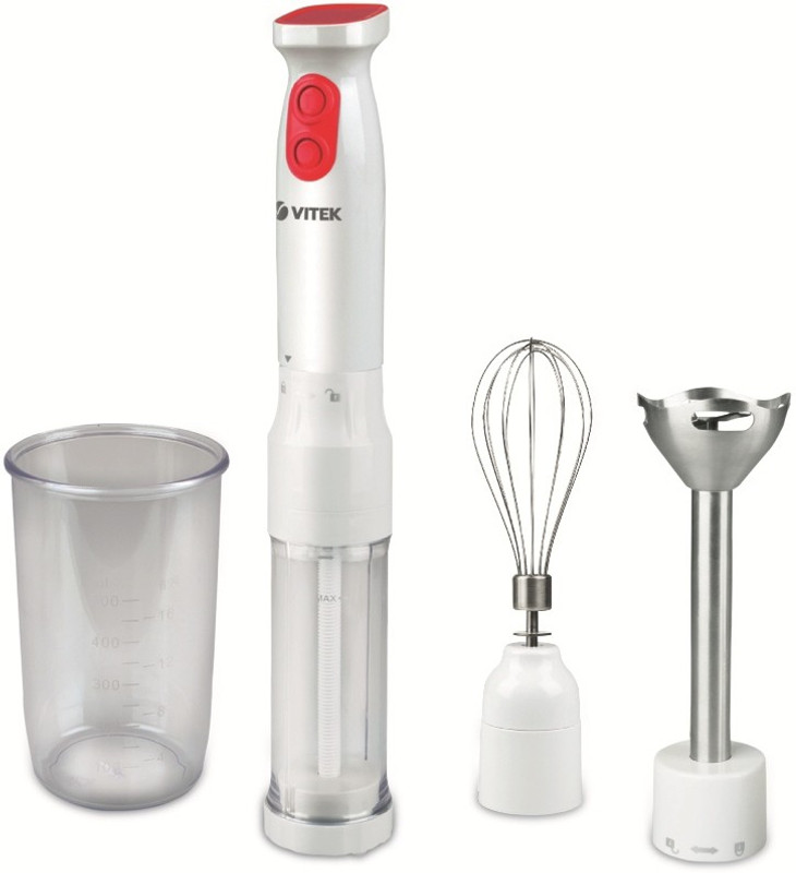 VITEK VT-3406 W-I 700 W Electric Whisk, Hand Blender(Red, White) VITEK VT-3406 W-I 700 W Electric Whisk, Hand Blender(Red, White)