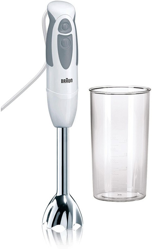 Braun MQ 300 CURRY 550 W Hand Blender(White, Grey)