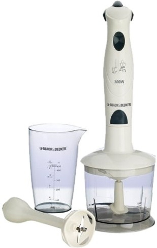 Black & Decker SB3120 300 W Hand Blender(White)