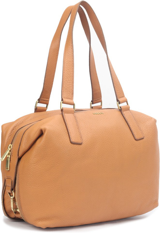 Fossil Women Tan Satchel