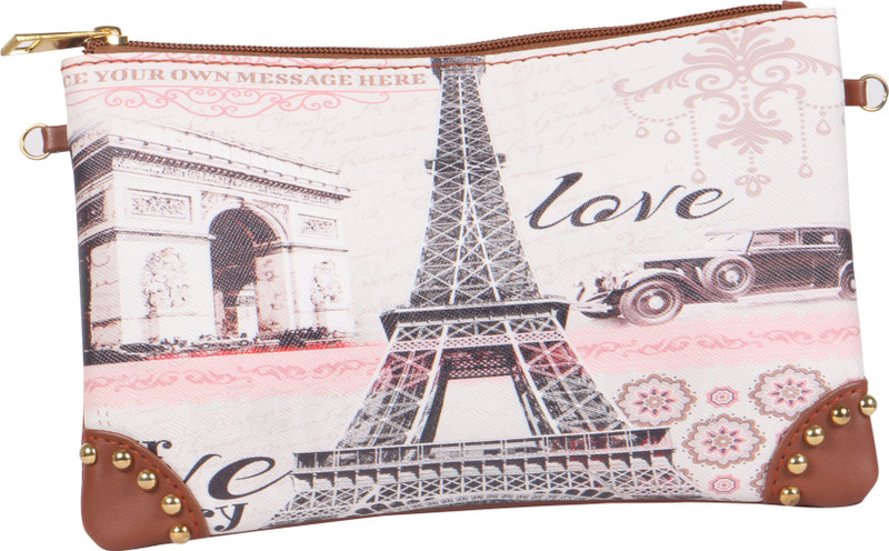 Glitter Glory Handy Printed-01 Cosmetic Bag(Multicolor) Glitter Glory Handy Printed-01 Cosmetic Bag(Multicolor)