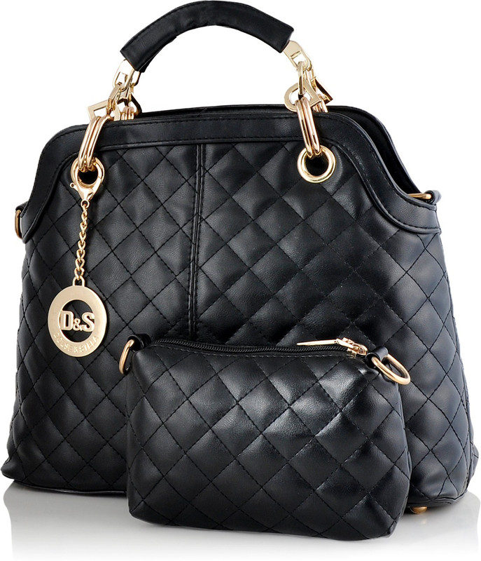 Tanishka Exports Girls Black Hand-held Bag Tanishka Exports Girls Black Hand-held Bag