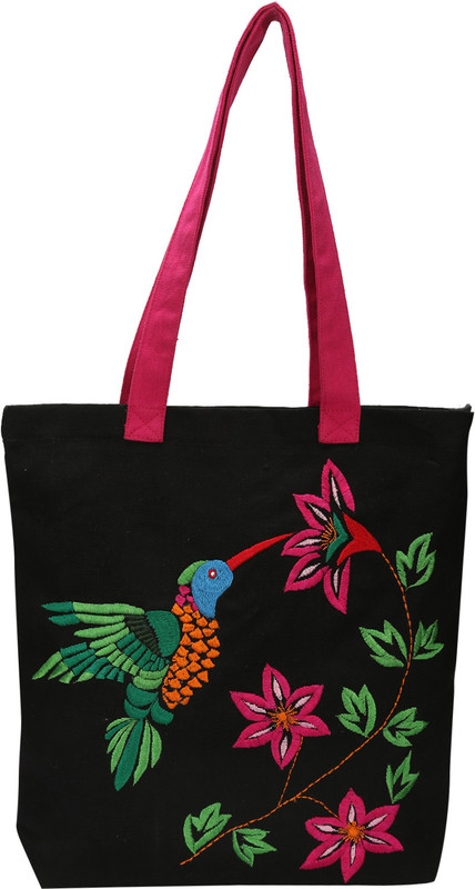 Pickpocket Women Black, Pink Tote