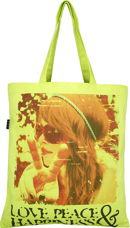 YOLO Women Green Tote