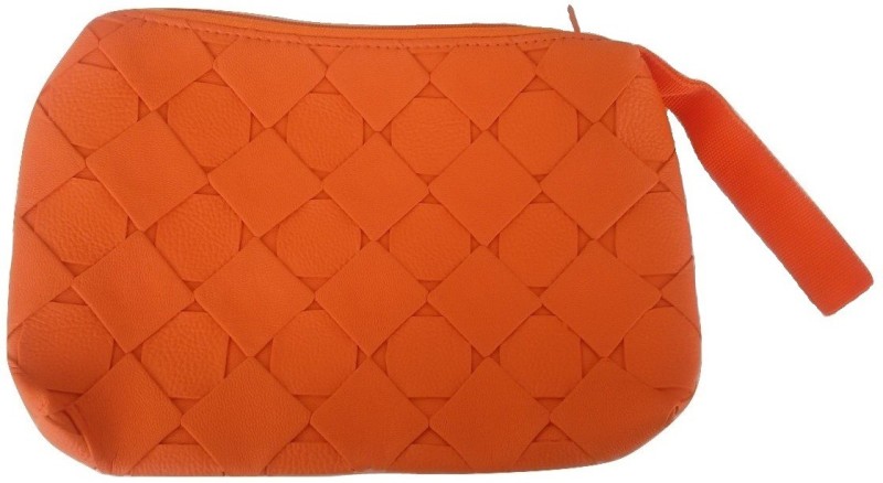 Viva Wristlet Cosmetic Bag(Orange)