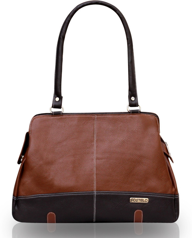Fostelo Women Tan, Black Shoulder Bag Fostelo Women Tan, Black Shoulder Bag