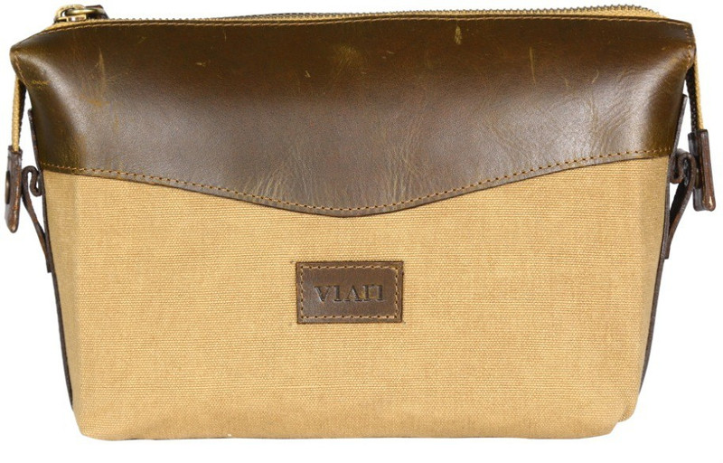 Viari Outback Trooper Travel Cosmetic Bag(Khaki) Viari Outback Trooper Travel Cosmetic Bag(Khaki)
