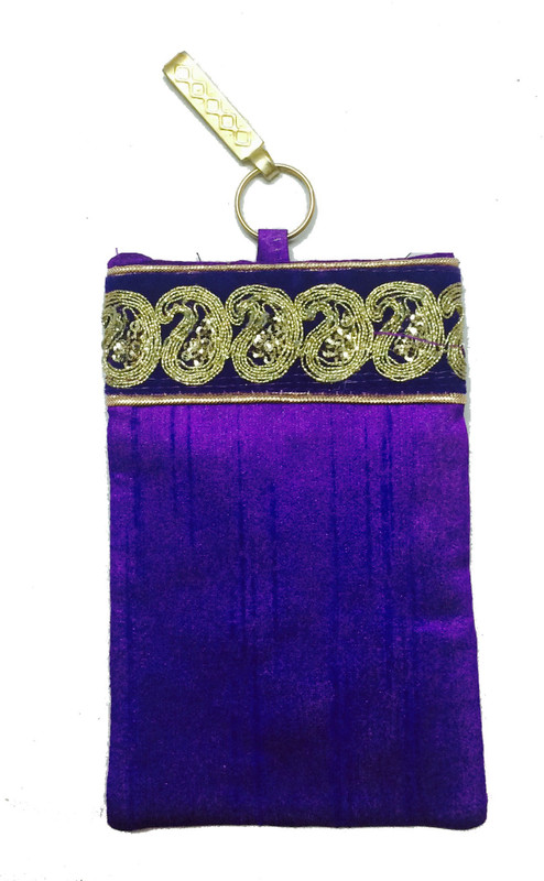 Loops n knots Mobile Purple Pp Cosmetic Bag(Purple) Loops n knots Mobile Purple Pp Cosmetic Bag(Purple)