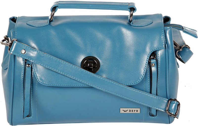 Bern Women Blue Hand-held Bag Bern Women Blue Hand-held Bag