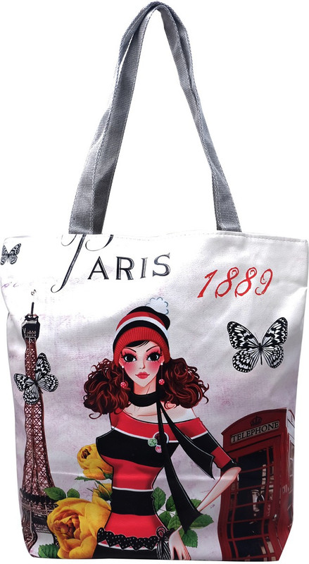 Super Drool Women White Tote