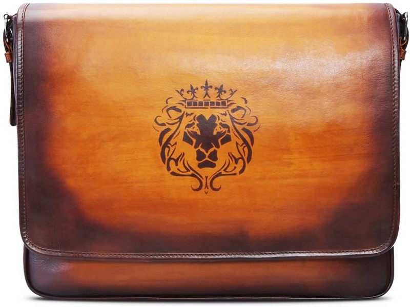 Bare Skin Men Tan, Brown Messenger Bag