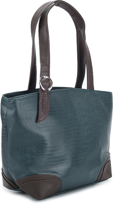 Caprese Women Blue, Brown Tote