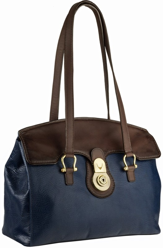 Hidesign Women Blue, Brown Shoulder Bag