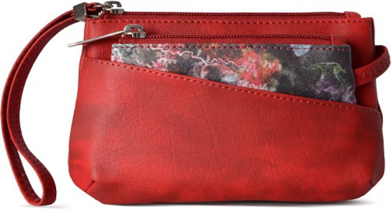 Baggit Lmp Piranha N Seafoam Red Cosmetic Bag(Red) Baggit Lmp Piranha N Seafoam Red Cosmetic Bag(Red)