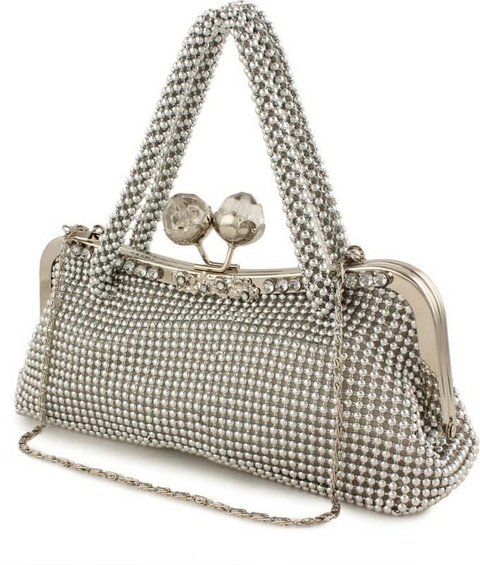 Impress Women Silver Hand-held Bag Impress Women Silver Hand-held Bag