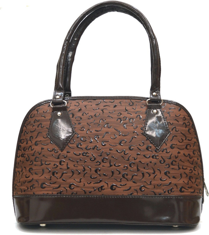 AGINOS Women Brown Hand-held Bag AGINOS Women Brown Hand-held Bag