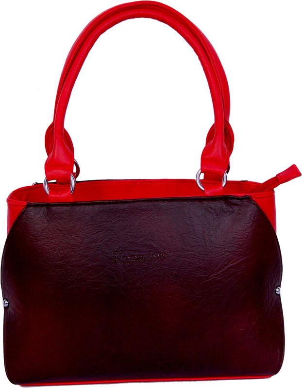 Womaniya Women Red, Brown Hand-held Bag Womaniya Women Red, Brown Hand-held Bag
