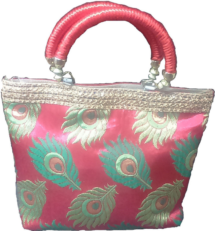 IndoArtisan Women Red Hand-held Bag IndoArtisan Women Red Hand-held Bag