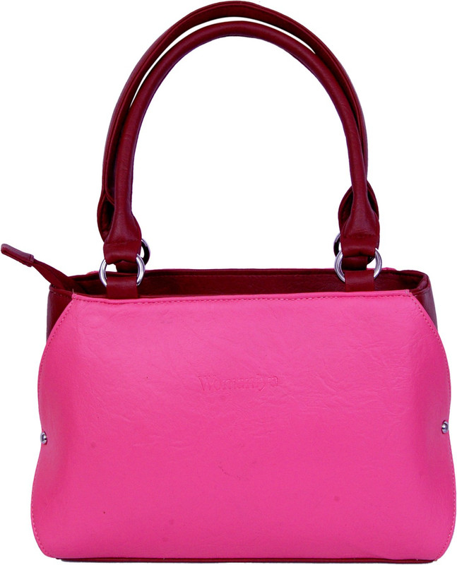 Womaniya Women Brown, Pink Hand-held Bag Womaniya Women Brown, Pink Hand-held Bag