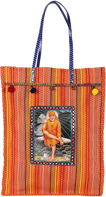 Garam Masala Women Orange Tote