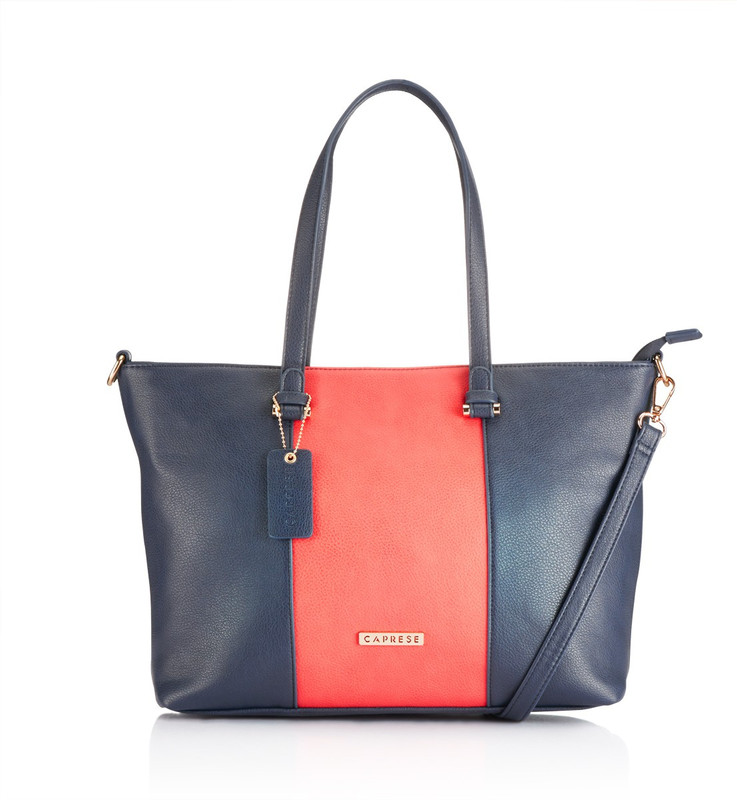Caprese Women Blue, Pink Tote