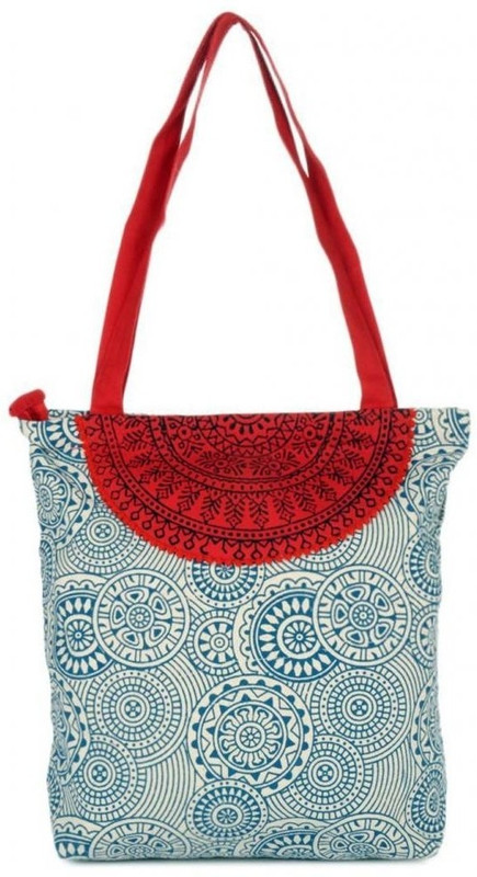 Pickpocket Women Red, Blue Tote