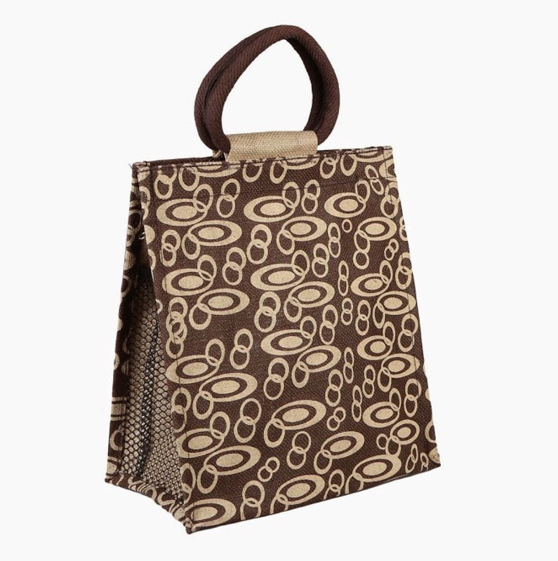 Jute Tree Women Brown, Beige Hand-held Bag Jute Tree Women Brown, Beige Hand-held Bag