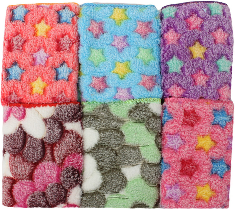 Style Villaz SVZ303SoftFurHandkerchiefs Handkerchief(Pack of 6)