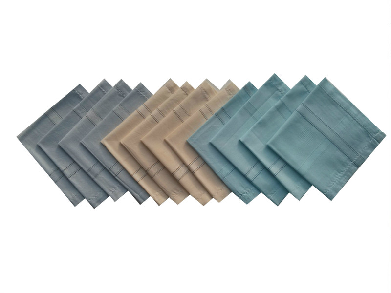 Krayonz Mens Handkerchief(Pack of 12)
