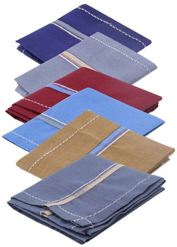 Sudha Creations Mens Handkerchief(Pack of 6)