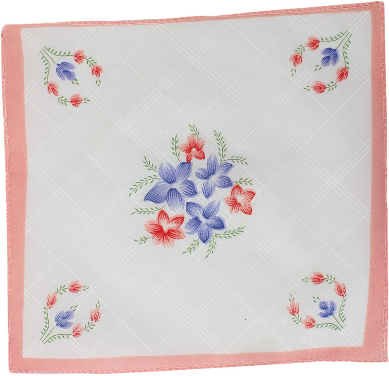 Style Villaz SVZ306FabricHandkerchief Handkerchief(Pack of 8)