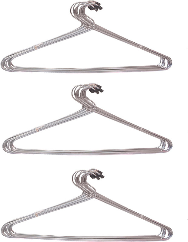 coat steel hanger Steel Pack of 36 Cloth Hangers